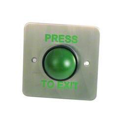 An image of Green Dome Exit Button with Tamper Proof Collar