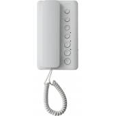 An image of CAME BPT White AGT Audio Handset with 4 x Intercom Keys for System 200