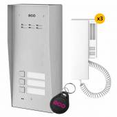 An image of ACO - Como 3 Way Audio Door Entry Intercom Kit