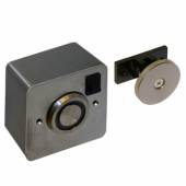 An image of Surface Wall Mounted, Door Hold Open Electro-Magnet 24V DC - Stainless Steel