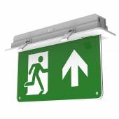 An image of WHITE – Recessed kit for Blade exit sign