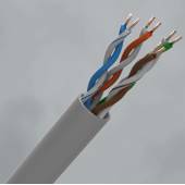 An image of Category 5e Data Cable Grey PVC sheathing (100m)